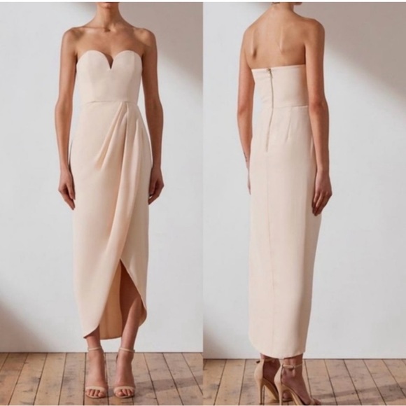 NWT Shona Joy U Wire Bustier Dress 6 - Picture 1 of 6